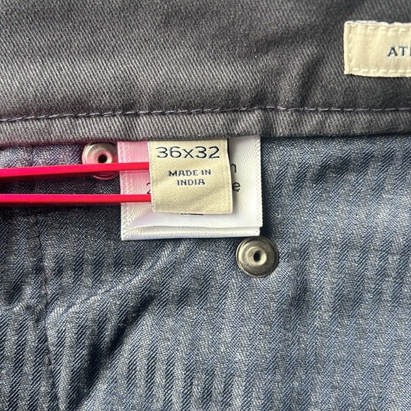 Joseph Abboud Men's 5 pocket Pant in Grey Size 36 × 32 NWOT - Picture 5 of 5